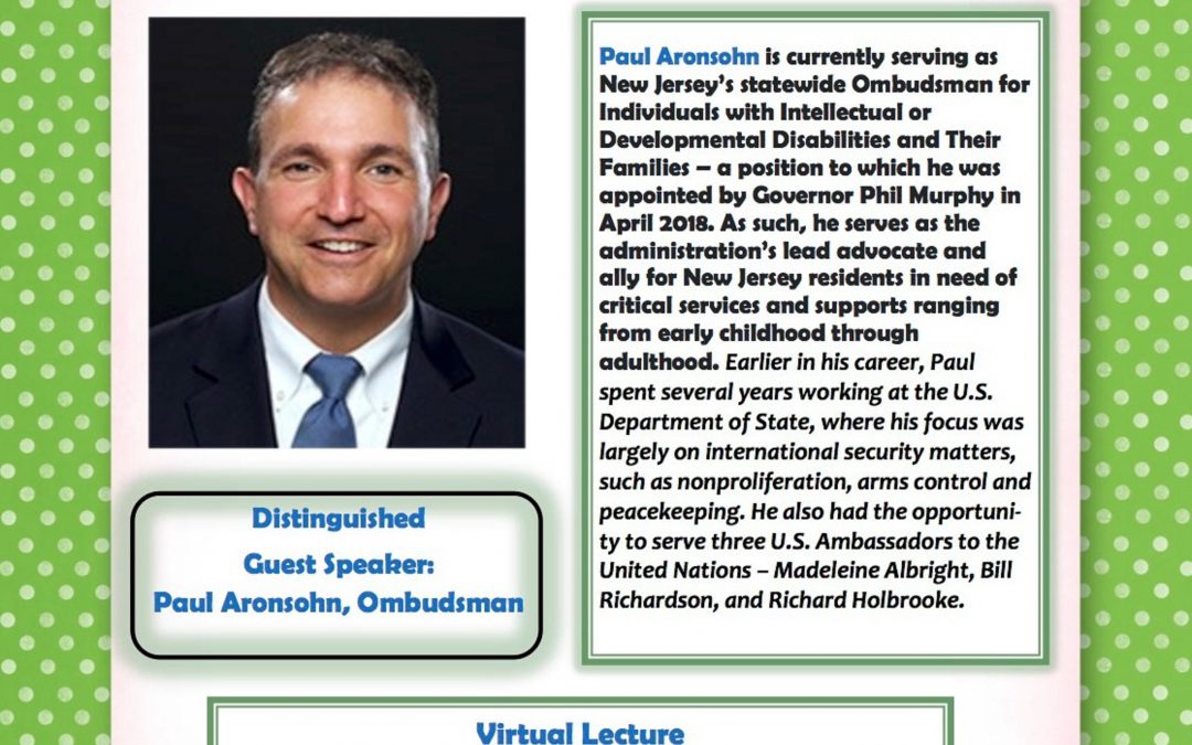 Fulbright-NJ Lecture Series