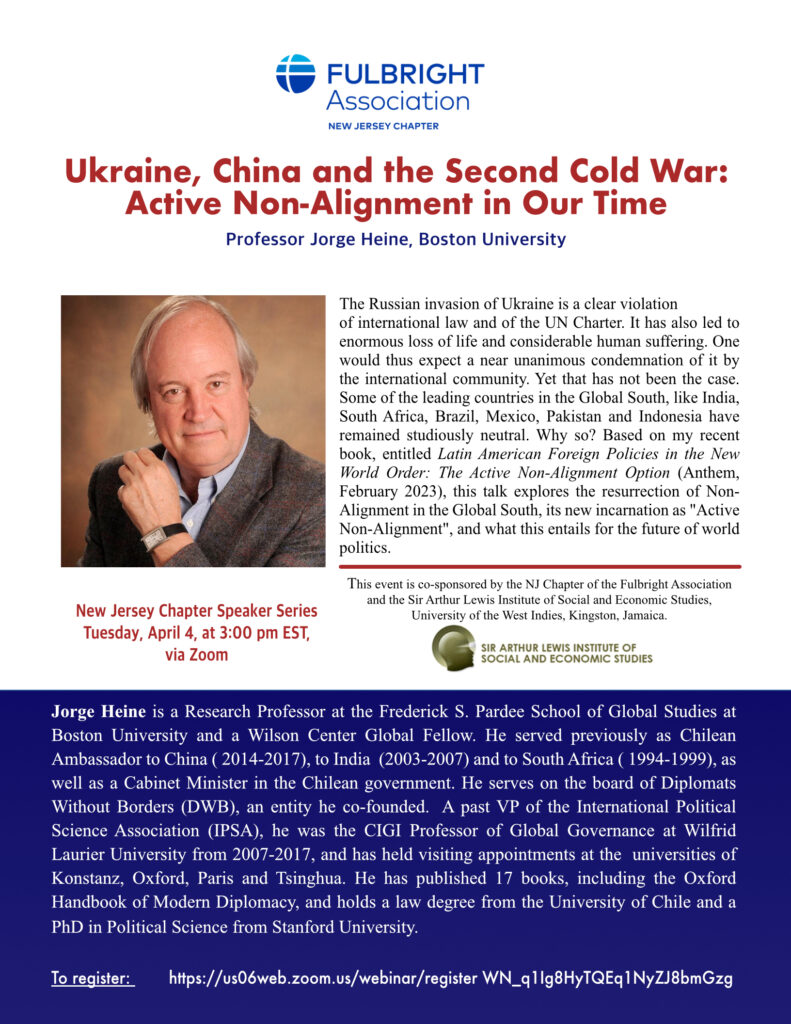 Ukraine, China and the Second Cold War: Active Non-Alignment in Our Time